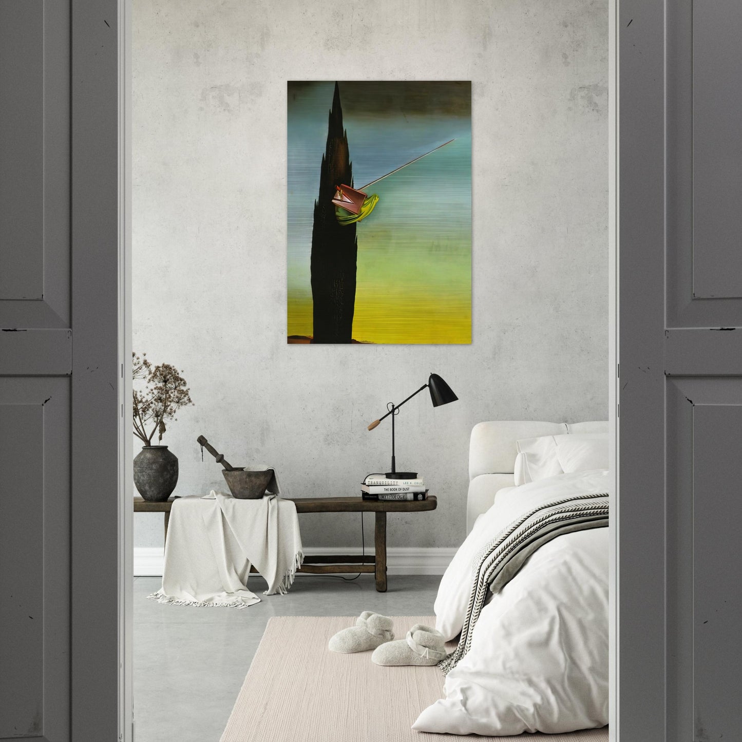 SURREALIST ESSAY - Salvador Dali Brushed Aluminum Print - 70x100 cm / 28x40 inches | Salvador Dali Aluminum Print | Salvador Dali Prints
