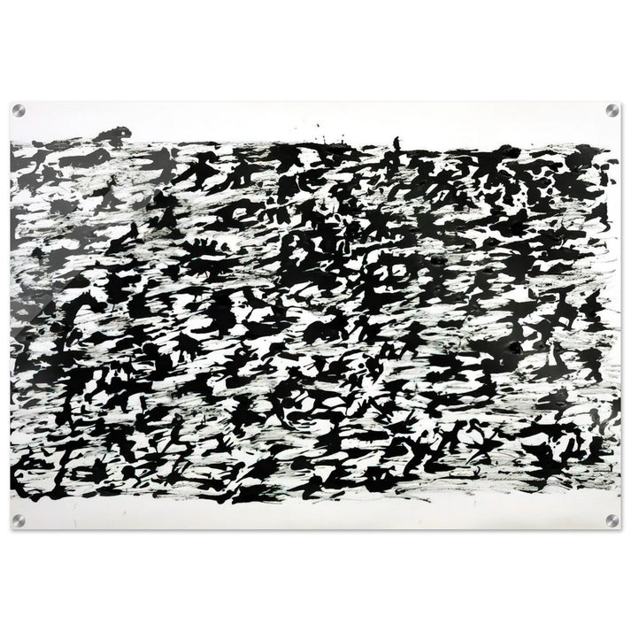 UNTITLED CHINESE INK DRAWING 1961 - Henri Michaux Acrylic Print - 70x100 cm / 28x40″ inches | Henri Michaux Wall Art | Henri Michaux Prints