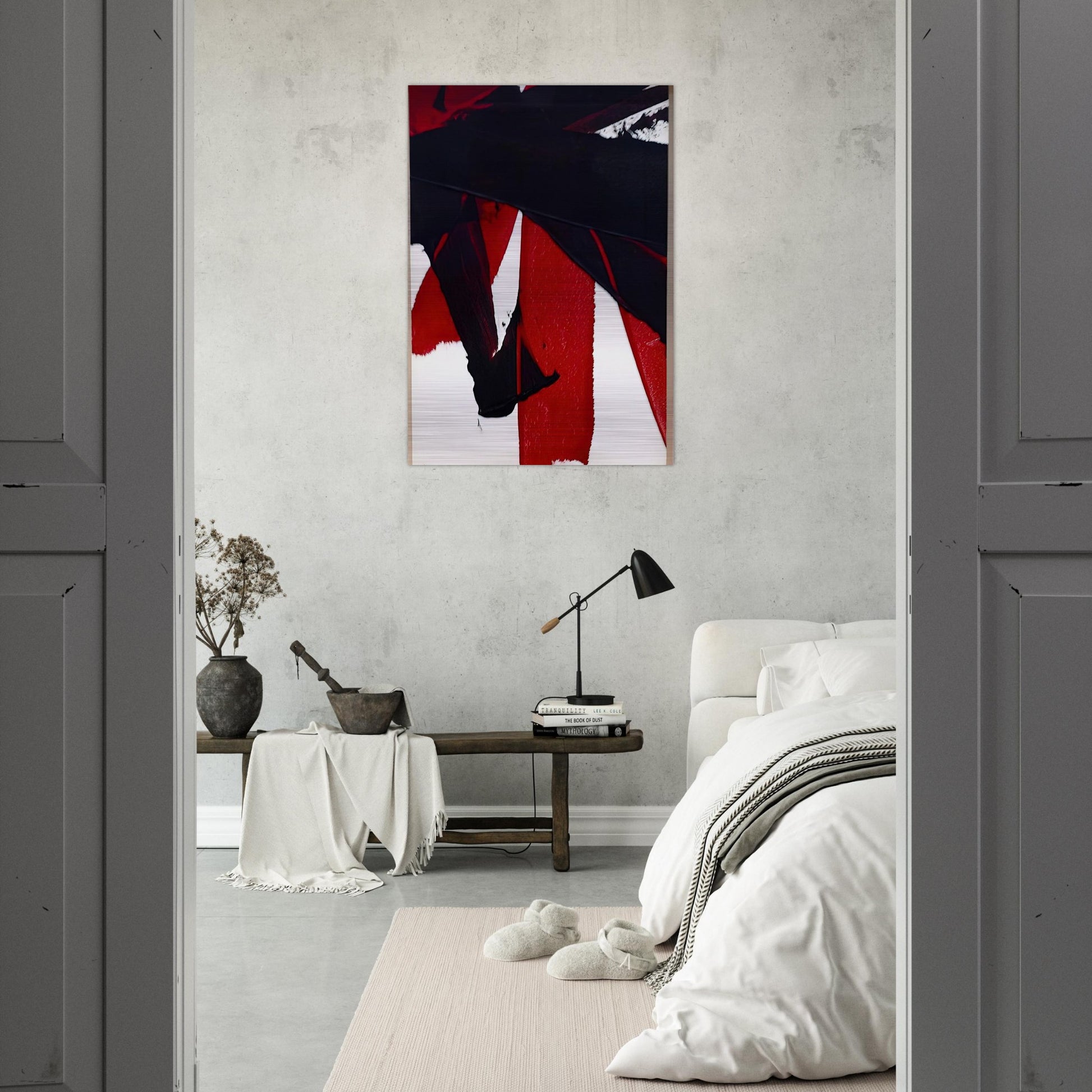 UNTITLED 2007 1 - Luis Feito Brushed Aluminum Print - 70x100 cm / 28x40 inches | Luis Feito Aluminum Print | Luis Feito Prints