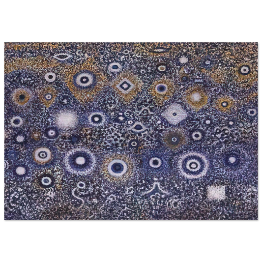 Night Landscape - 1971 - Richard Pousette-Dart Brushed Aluminum Print - 70x100 cm / 28x40 inches | Richard Pousette-Dart Aluminum Print | Richard Pousette-Dart Prints