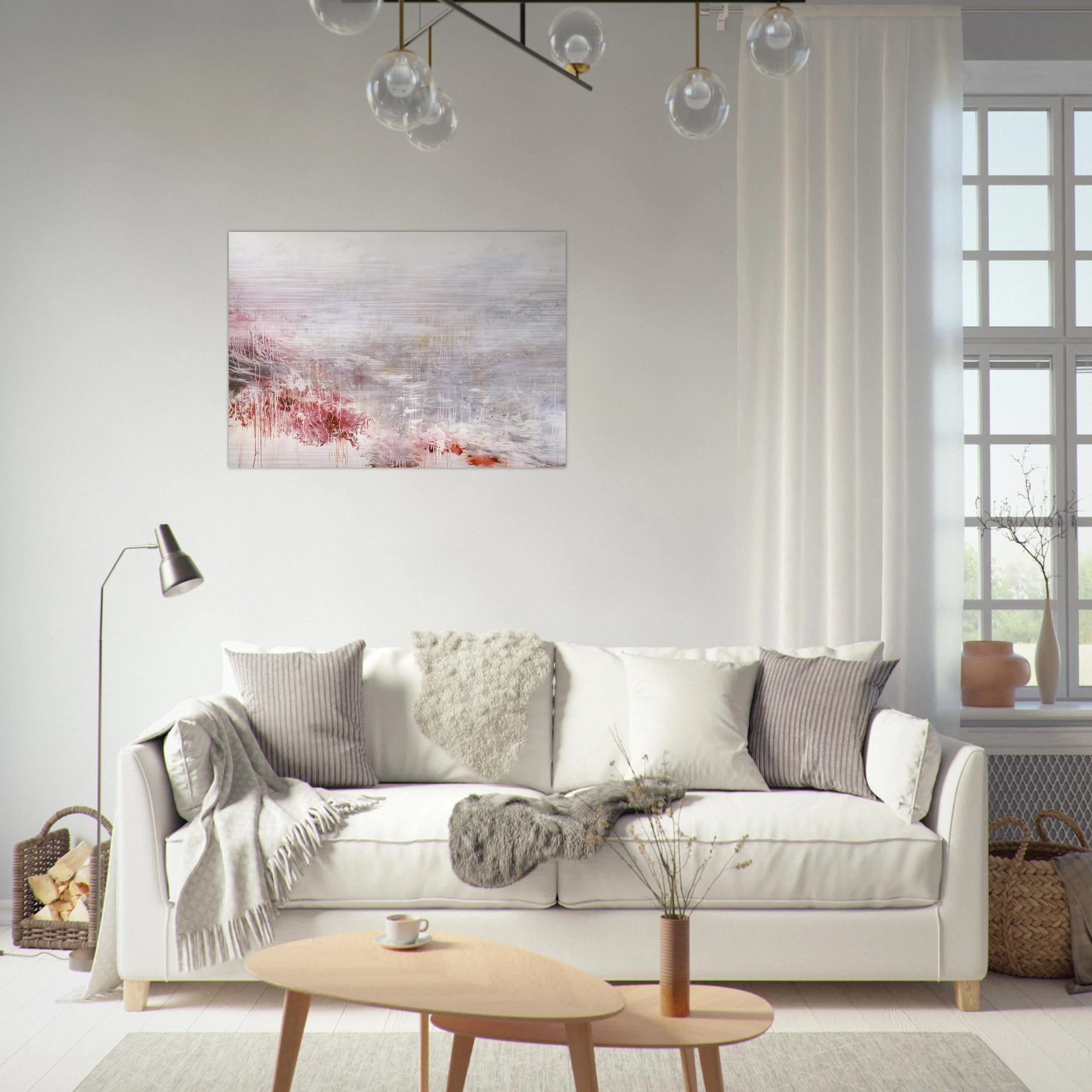Hero and Leander  To Christopher Marlowe  [Rome] - Cy Twombly Brushed Aluminum Print - 70x100 cm / 28x40 inches | Cy Twombly Aluminum Print | Cy Twombly Prints