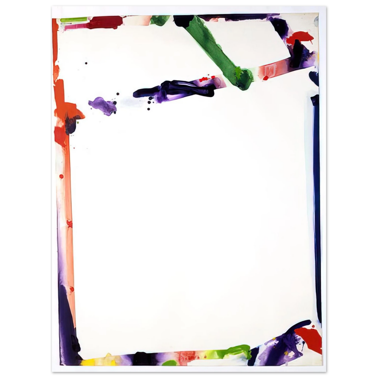 Sam Francis - Untitled  SF71-045   75x100 cm / 30x40inches Fine Art Poster