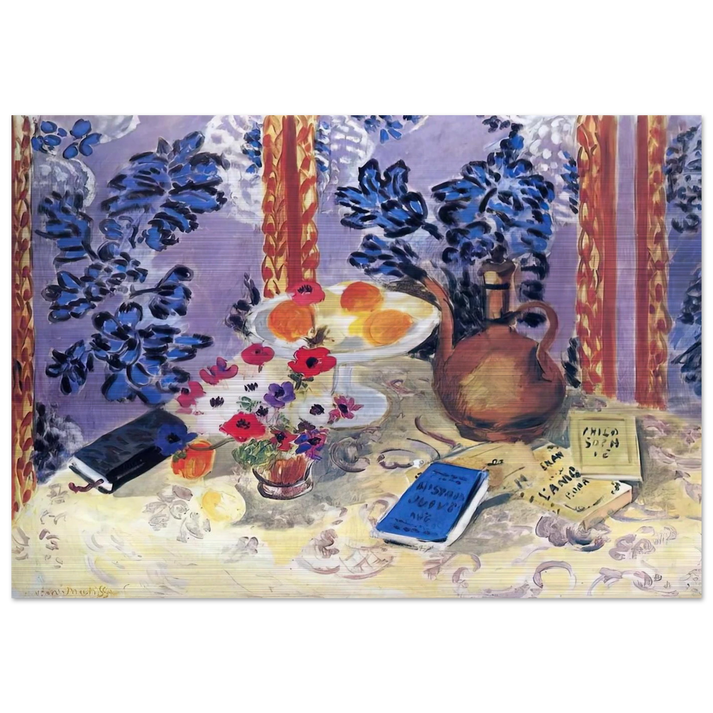 STILL LIFE 3 - Henri Matisse Brushed Aluminum Print - 70x100 cm / 28x40 inches | Henri Matisse Aluminum Print | Henri Matisse Prints