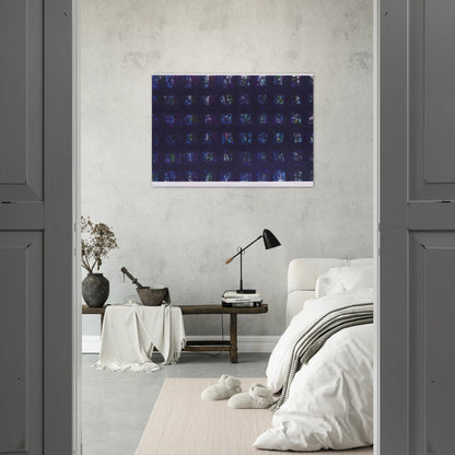 La Notte - Sam Francis Brushed Aluminum Print - 70x100 cm / 28x40 inches | Sam Francis Aluminum Print | Sam Francis Prints