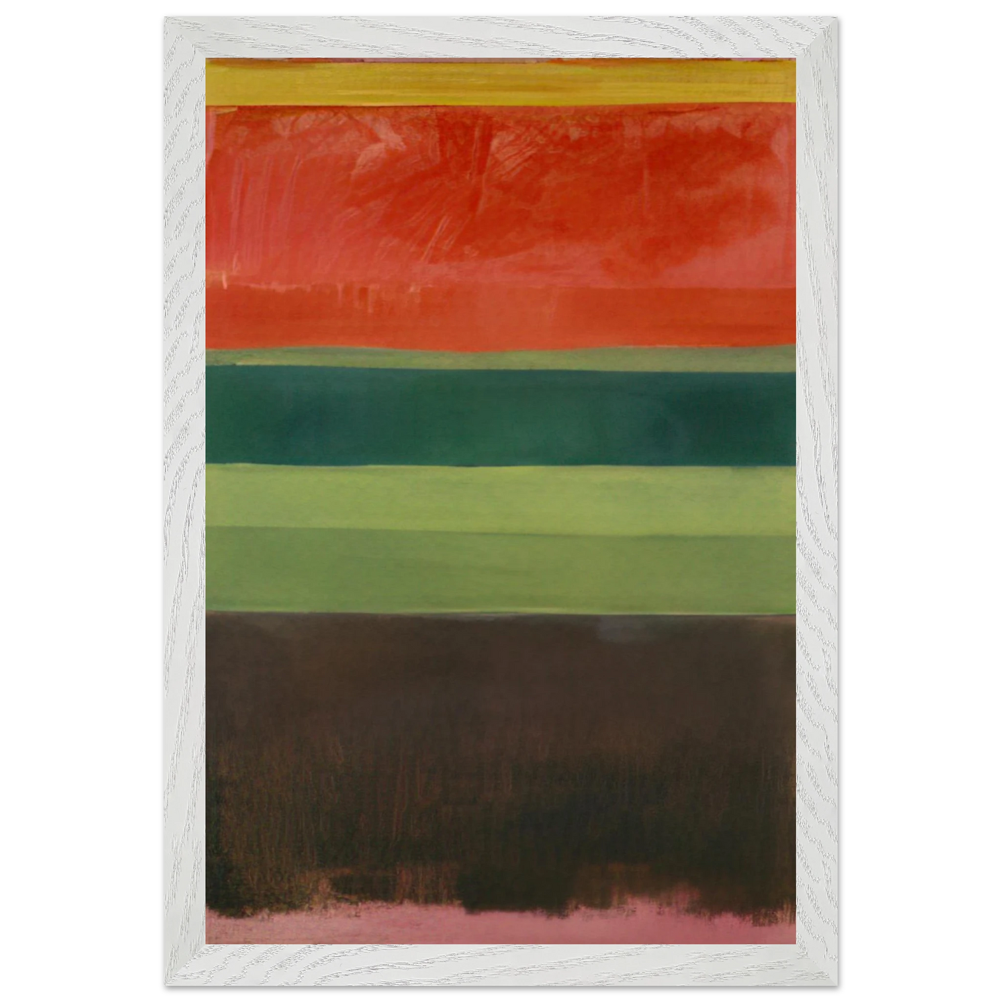 Mark Rothko - Untitled - 1949 Wall Art - 30x40 cm / 12x16 inches - Premium Wooden Framed Poster With Fine Art Paper - Wood frame