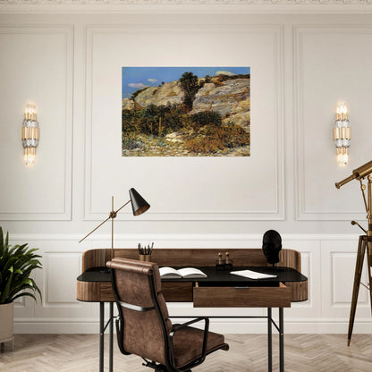 Lyman's Ledge, Appledore - Childe Hassam Brushed Aluminum Print - 70x100 cm / 28x40 inches | Childe Hassam Aluminum Print | Childe Hassam Prints