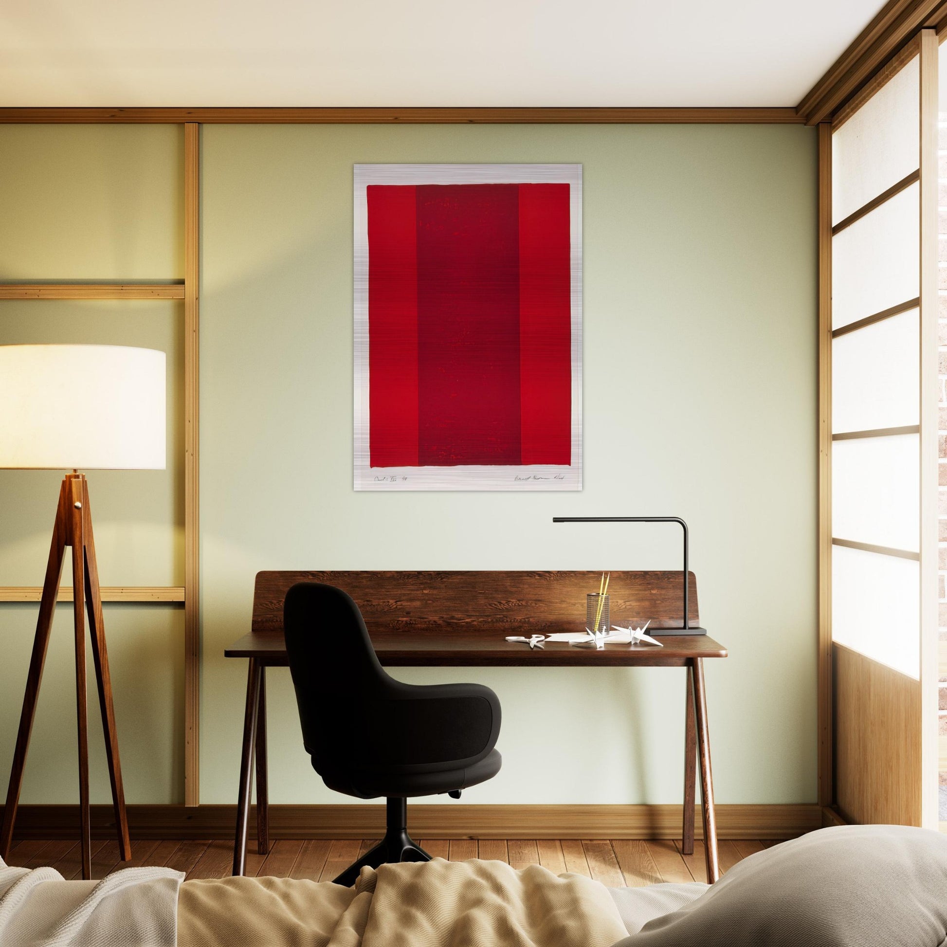 Canto XVI - Barnett Newman Brushed Aluminum Print - 70x100 cm / 28x40 inches | Barnett Newman Aluminum Print | Barnett Newman Prints