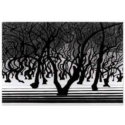 ESCHER (9) - MC Escher Brushed Aluminum Print - 70x100 cm / 28x40 inches | MC Escher Aluminum Print | MC Escher Prints