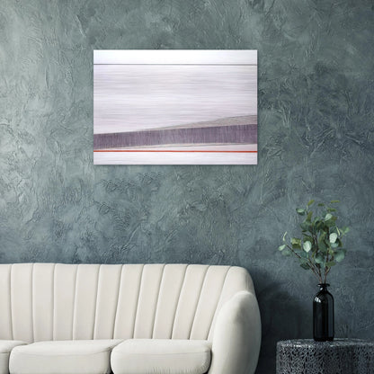 La linea rossa - 1966 - Bice Lazzari Brushed Aluminum Print - 70x100 cm / 28x40 inches | Bice Lazzari Aluminum Print | Bice Lazzari Prints