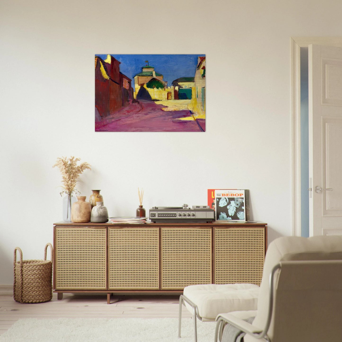 UNE RUE A ARCUEIL 1904 - Henri Matisse Brushed Aluminum Print - 70x100 cm / 28x40 inches | Henri Matisse Aluminum Print | Henri Matisse Prints