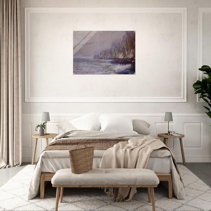 The Effect of Fog near Dieppe - claude monet Acrylic Print - 70x100 cm / 28x40″ inches