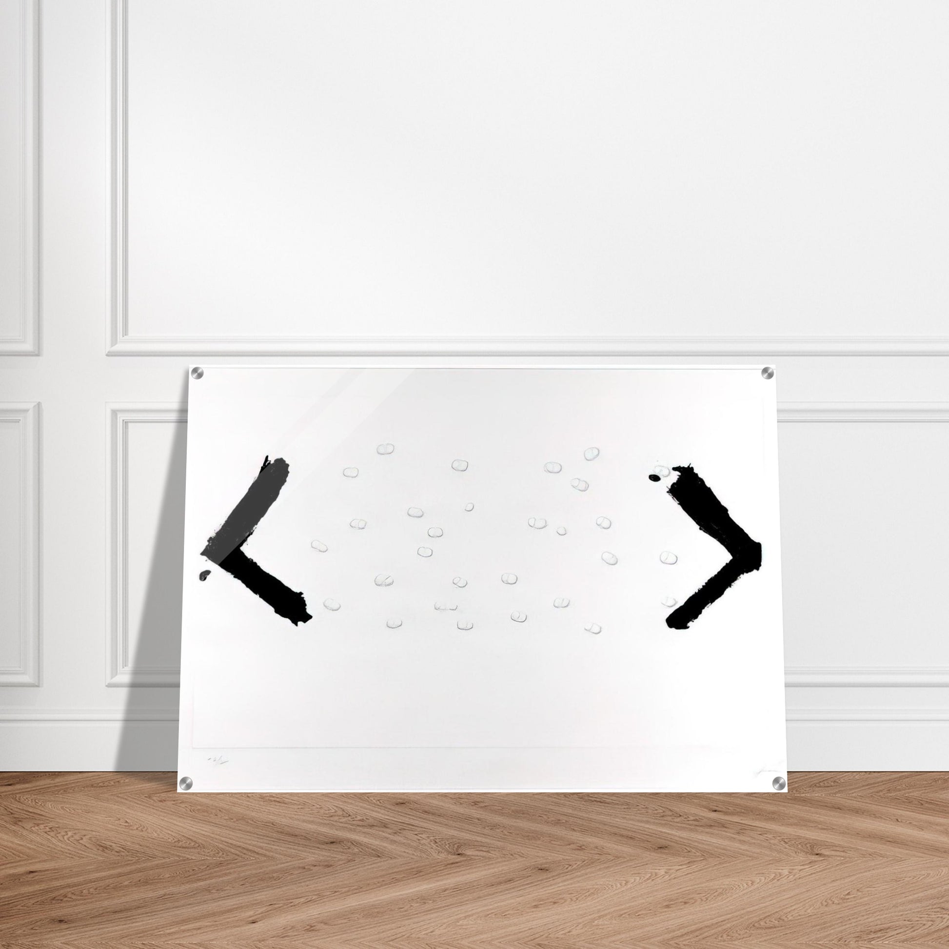 LES HARICOTS 1969 - Antoni Tapies Acrylic Print - 70x100 cm / 28x40″ inches