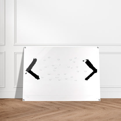 LES HARICOTS 1969 - Antoni Tapies Acrylic Print - 70x100 cm / 28x40″ inches
