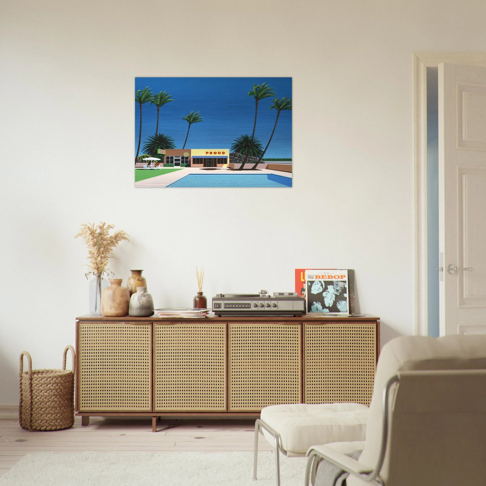 Proud Funk - Hiroshi Nagai Brushed Aluminum Print - 70x100 cm / 28x40 inches | Hiroshi Nagai Aluminum Print | Hiroshi Nagai Prints