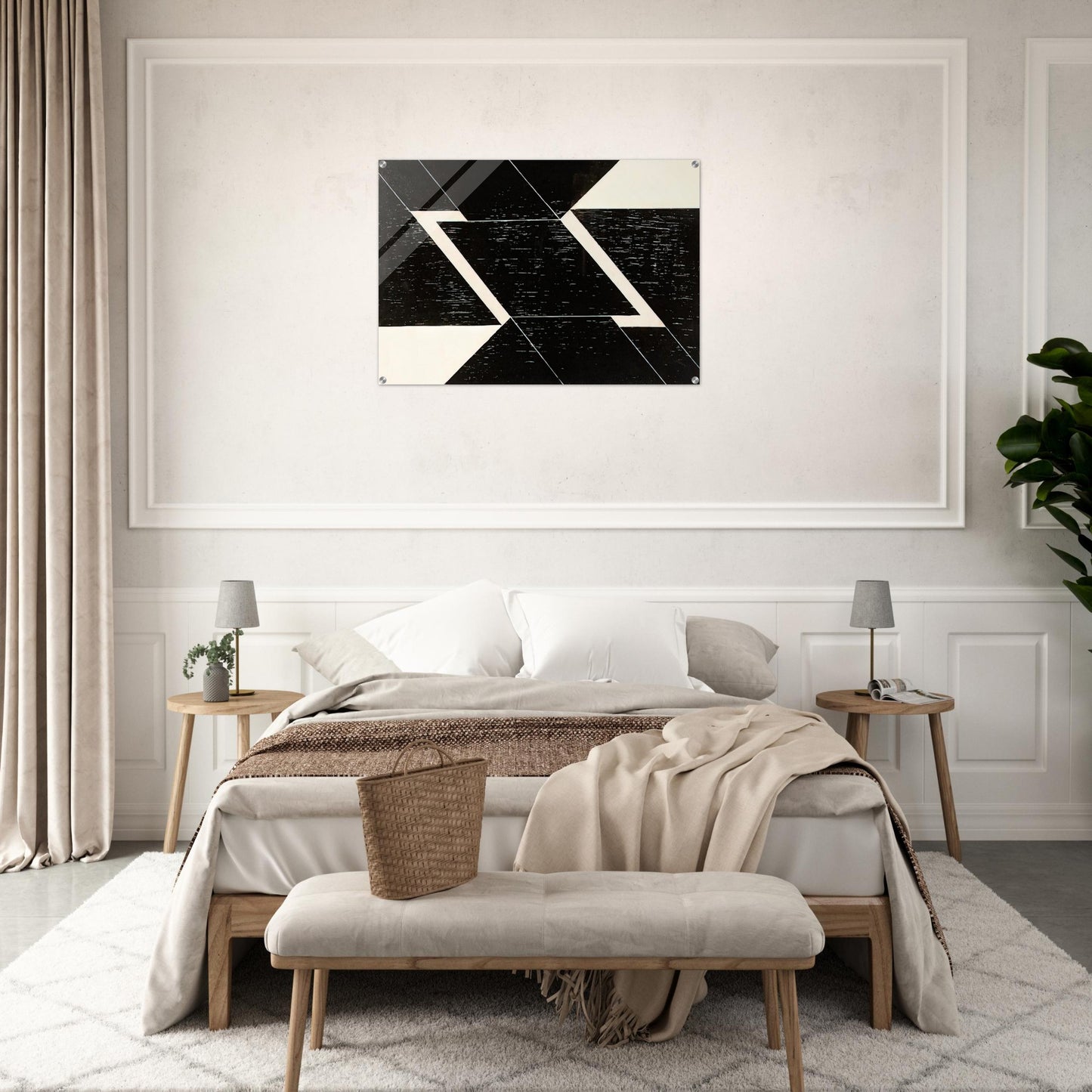 Tecelar - 1955 - Lygia Pape Acrylic Print - 70x100 cm / 28x40″ inches