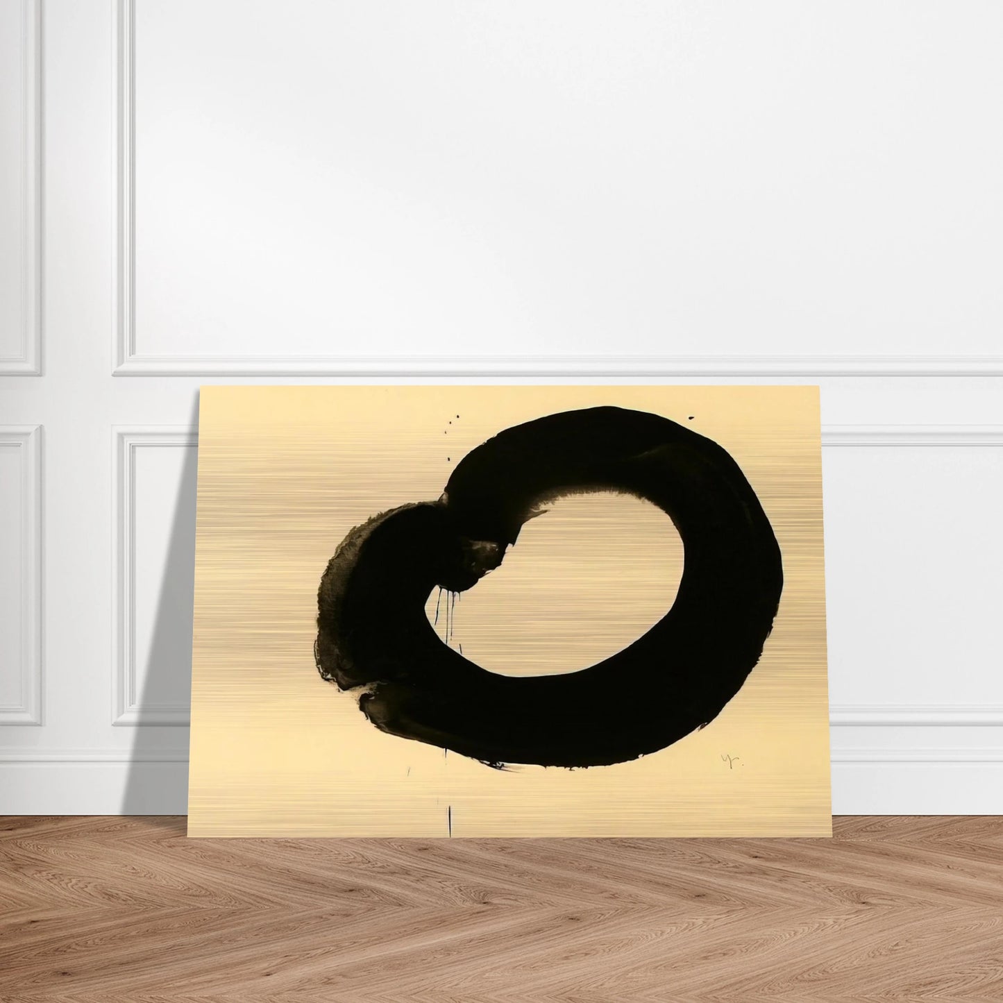 Untitled - Art Informel, Zen - Jiro Yoshihara Brushed Aluminum Print - 70x100 cm / 28x40 inches | Jiro Yoshihara Aluminum Print | Jiro Yoshihara Prints