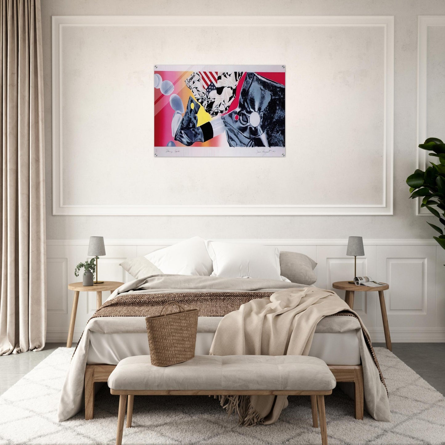 Flamingo Capsule - James Rosenquist Acrylic Print - 70x100 cm / 28x40″ inches