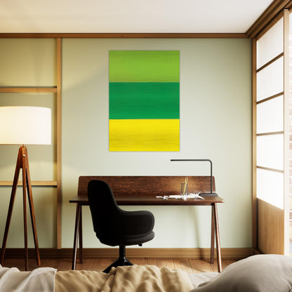 Train Landscape - Ellsworth Kelly Brushed Aluminum Print - 70x100 cm / 28x40 inches | Ellsworth Kelly Aluminum Print | Ellsworth Kelly Prints
