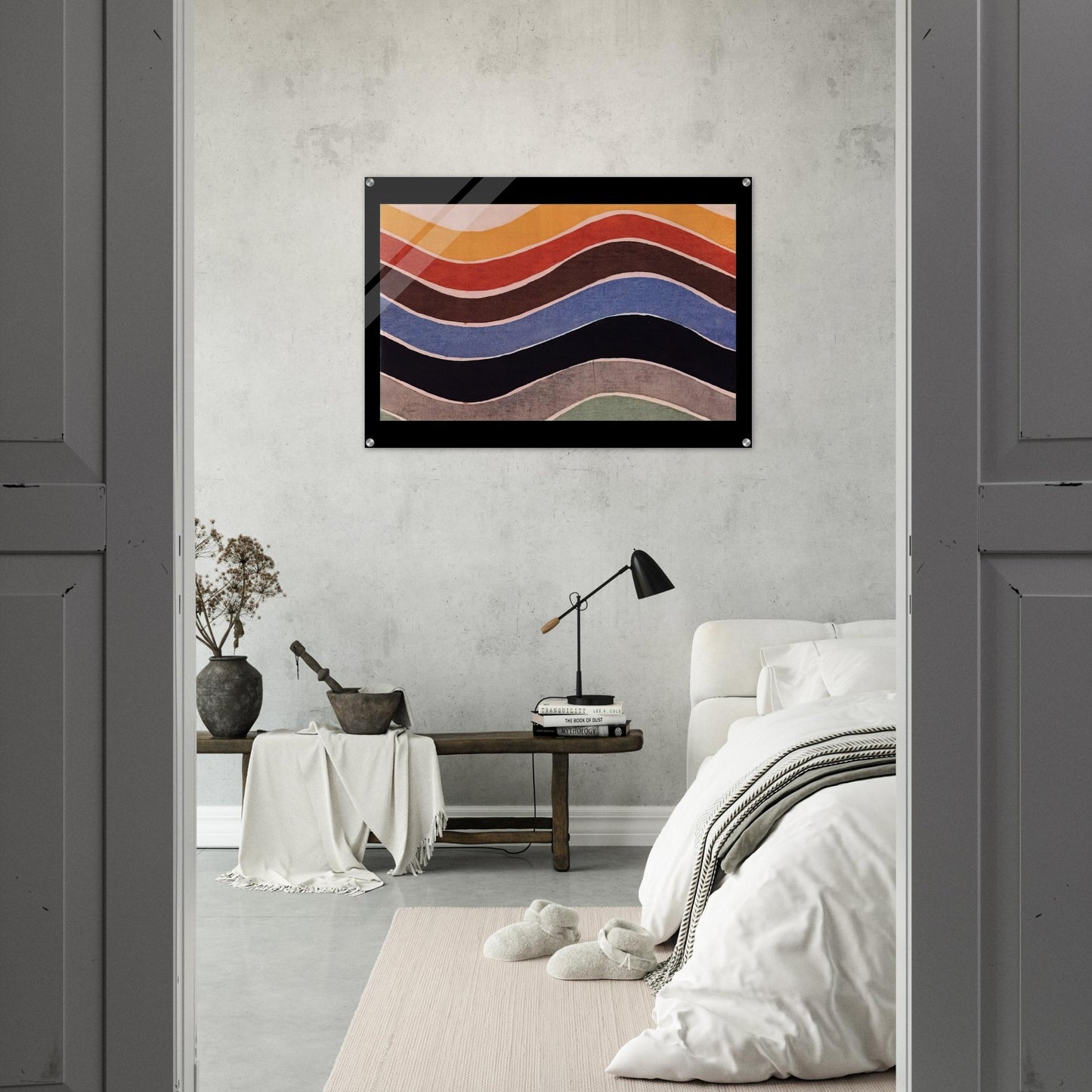 FABRIC PATTERN 1 - Sonia Delaunay Acrylic Print - 70x100 cm / 28x40″ inches