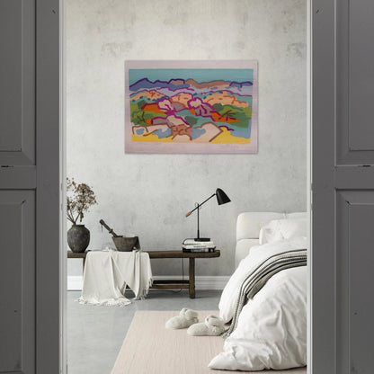 Campagne grecque - 1964 - Charles Lapicque Brushed Aluminum Print - 70x100 cm / 28x40 inches | Charles Lapicque Aluminum Print | Charles Lapicque Prints