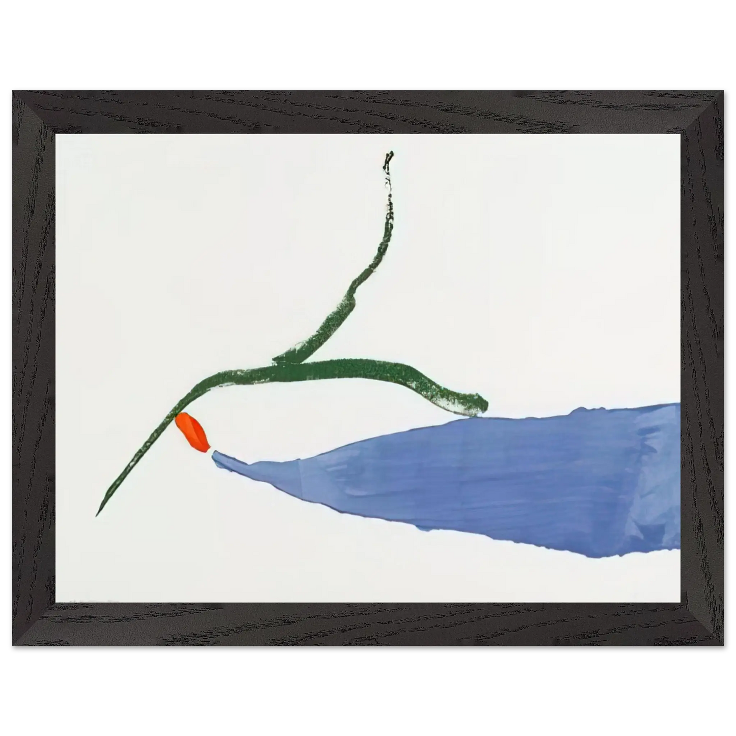 Helen Frankenthaler - A Little Zen - 1970 Wall art - A1 (59.4 x 84.1  cm) - Premium Wooden Framed Poster With Fine Art Paper - Wood frame