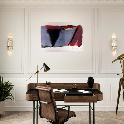 Untitled - 1979 - Bram van Velde Brushed Aluminum Print - 70x100 cm / 28x40 inches | Bram van Velde Aluminum Print | Bram van Velde Prints
