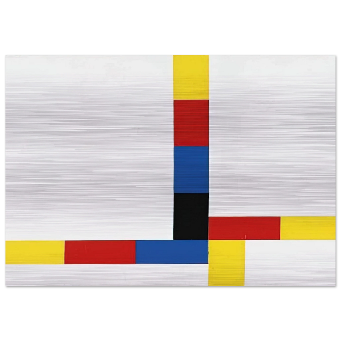 1-4 um excentrum IV - 1969 - Max Bill Brushed Aluminum Print - 70x100 cm / 28x40 inches | Max Bill Aluminum Print | Max Bill Prints