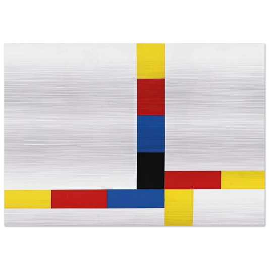 1-4 um excentrum IV - 1969 - Max Bill Brushed Aluminum Print - 70x100 cm / 28x40 inches | Max Bill Aluminum Print | Max Bill Prints