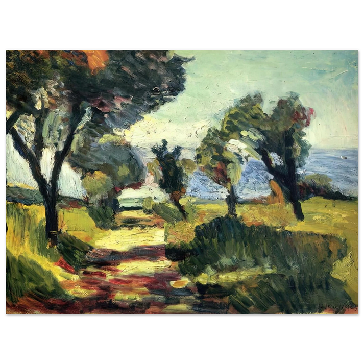 Henri Matisse - OLIVE TREES 1898  75x100 cm / 30x40inches Fine Art Poster