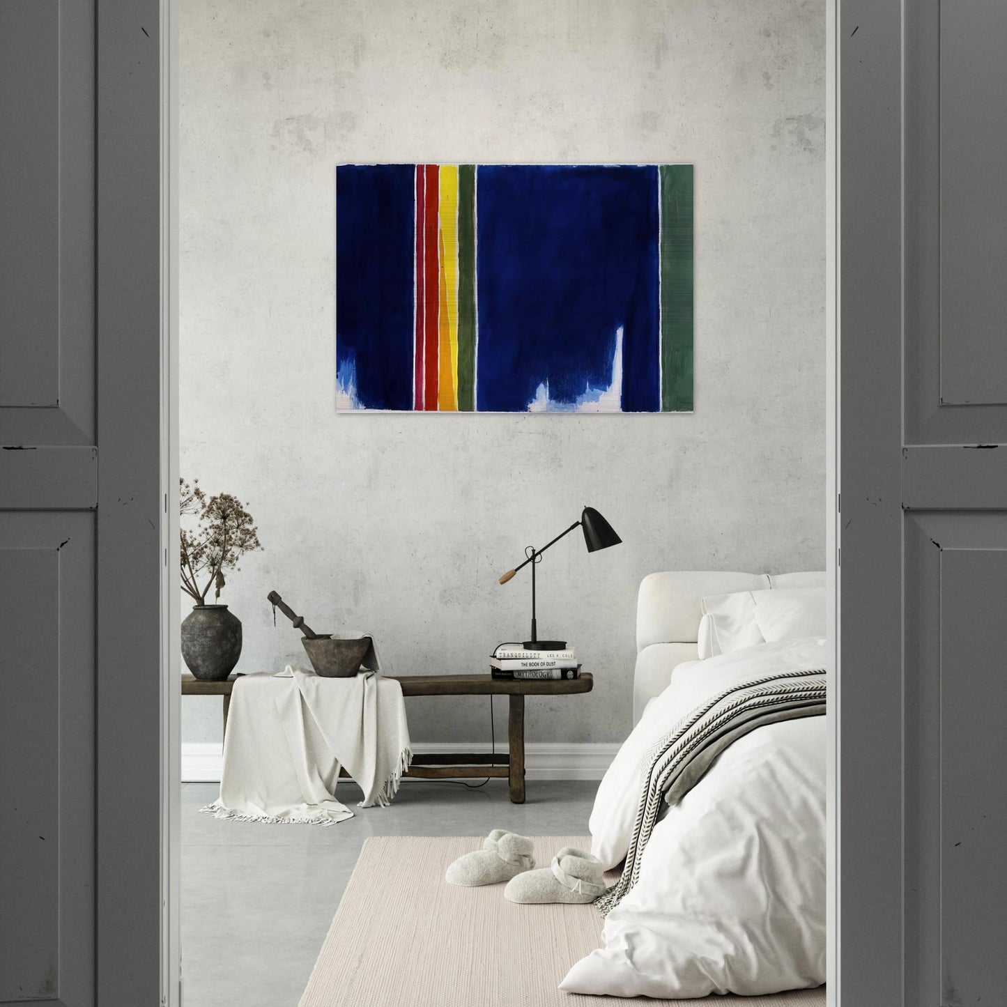 ATMOSPHERIC EFFECTS I 1970 - Alma Woodsey Thomas Brushed Aluminum Print - 70x100 cm / 28x40 inches | Alma Woodsey Thomas Aluminum Print | Alma Woodsey Thomas Prints
