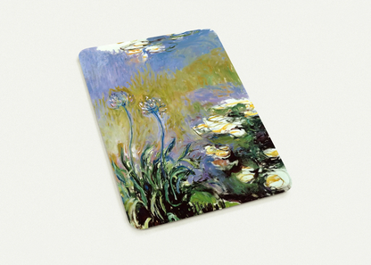 Agapanthus By claude monet Pack of 10 Post Cards | claude monet Post Cards | A6 (10.5 x 14.8 cm) - 4.1 x 5.8 inches