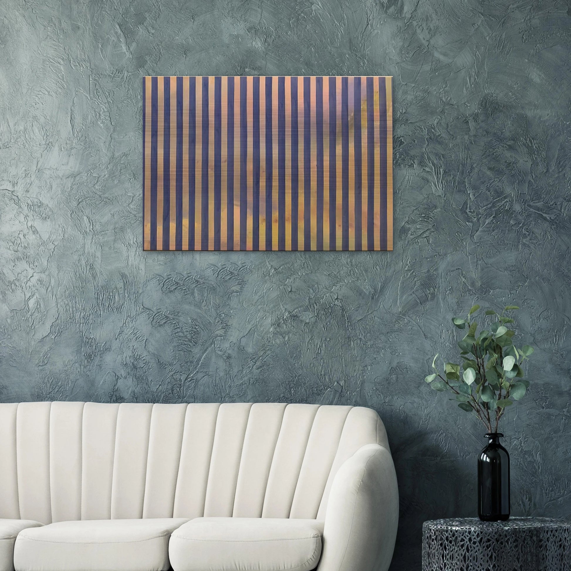 Untitled - 1959 - Gene Davis Brushed Aluminum Print - 70x100 cm / 28x40 inches | Gene Davis Aluminum Print | Gene Davis Prints