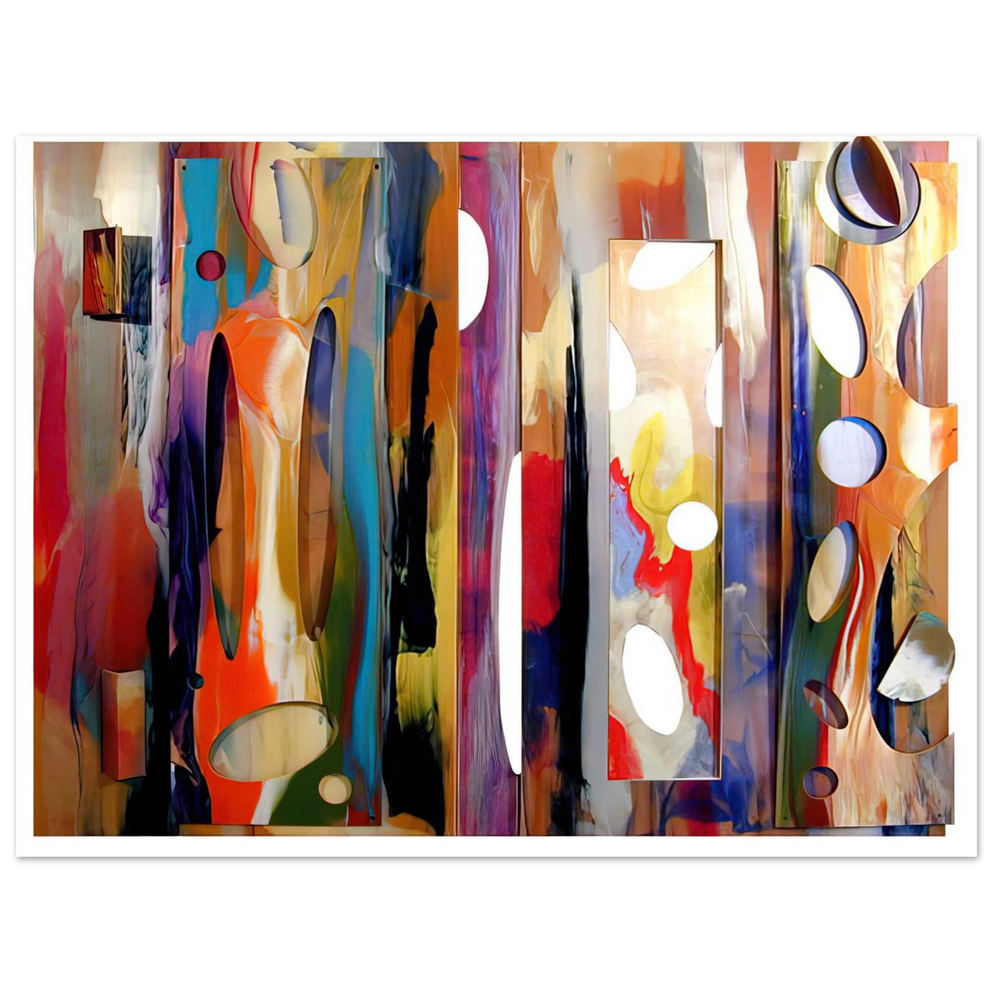 Sam Gilliam - Tapestry  75x100 cm / 30x40inches Fine Art Poster