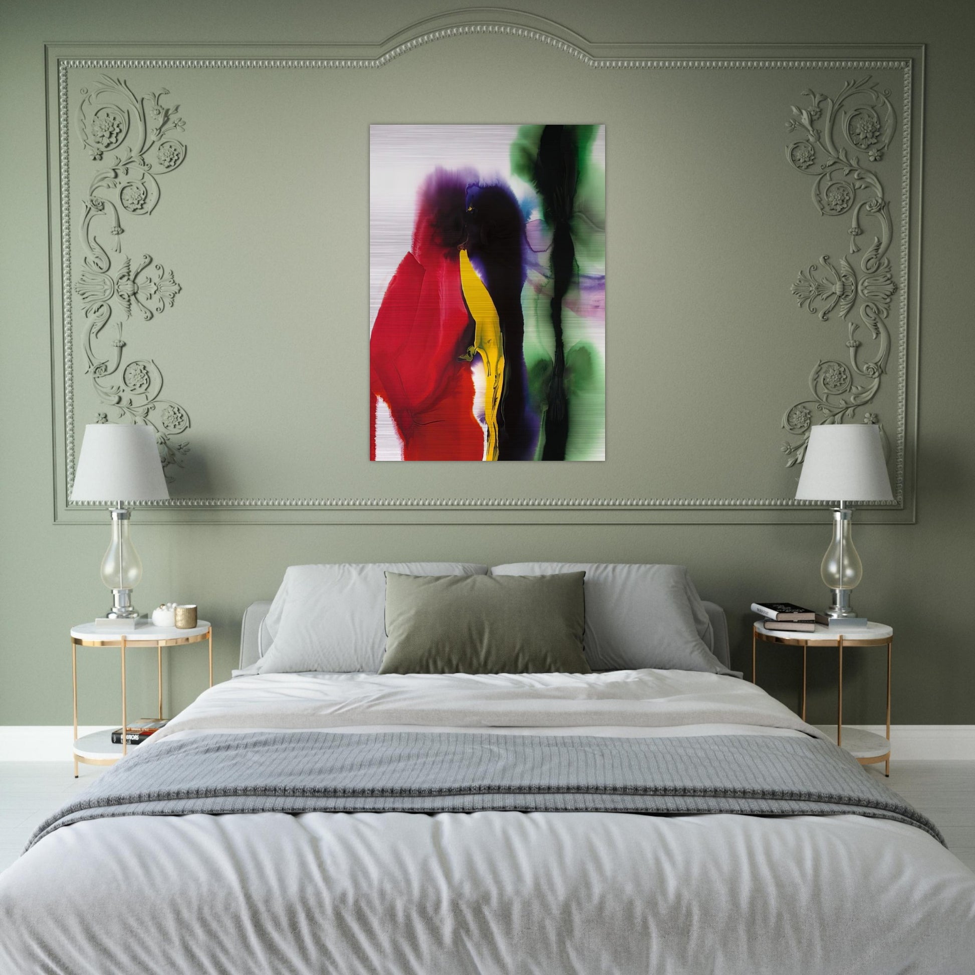 Phenomena Wind Arch - 2009 - Paul Jenkins Brushed Aluminum Print - 70x100 cm / 28x40 inches | Paul Jenkins Aluminum Print | Paul Jenkins Prints