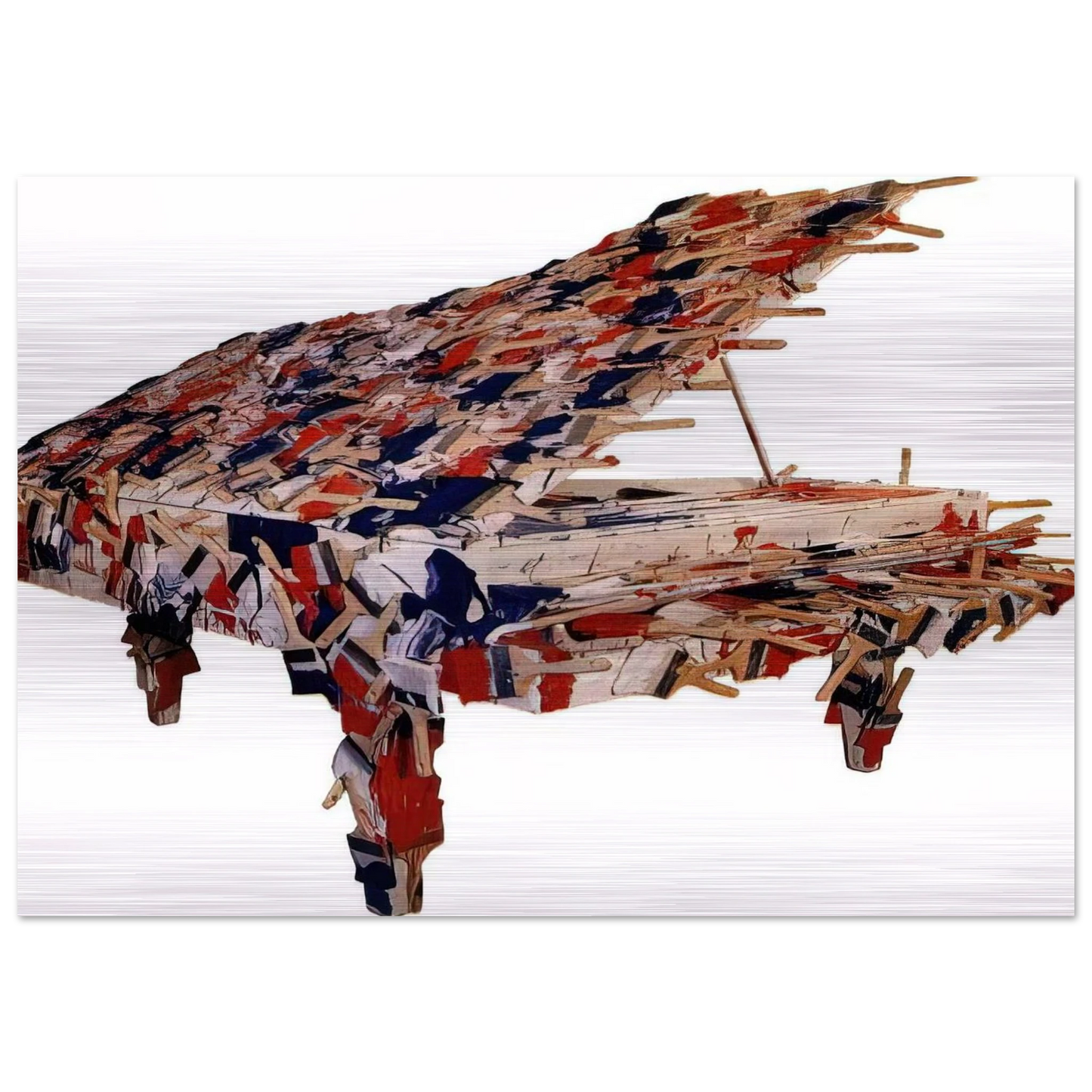 La Marseillaise - 1989 - Arman Brushed Aluminum Print - 70x100 cm / 28x40 inches | Arman Aluminum Print | Arman Prints