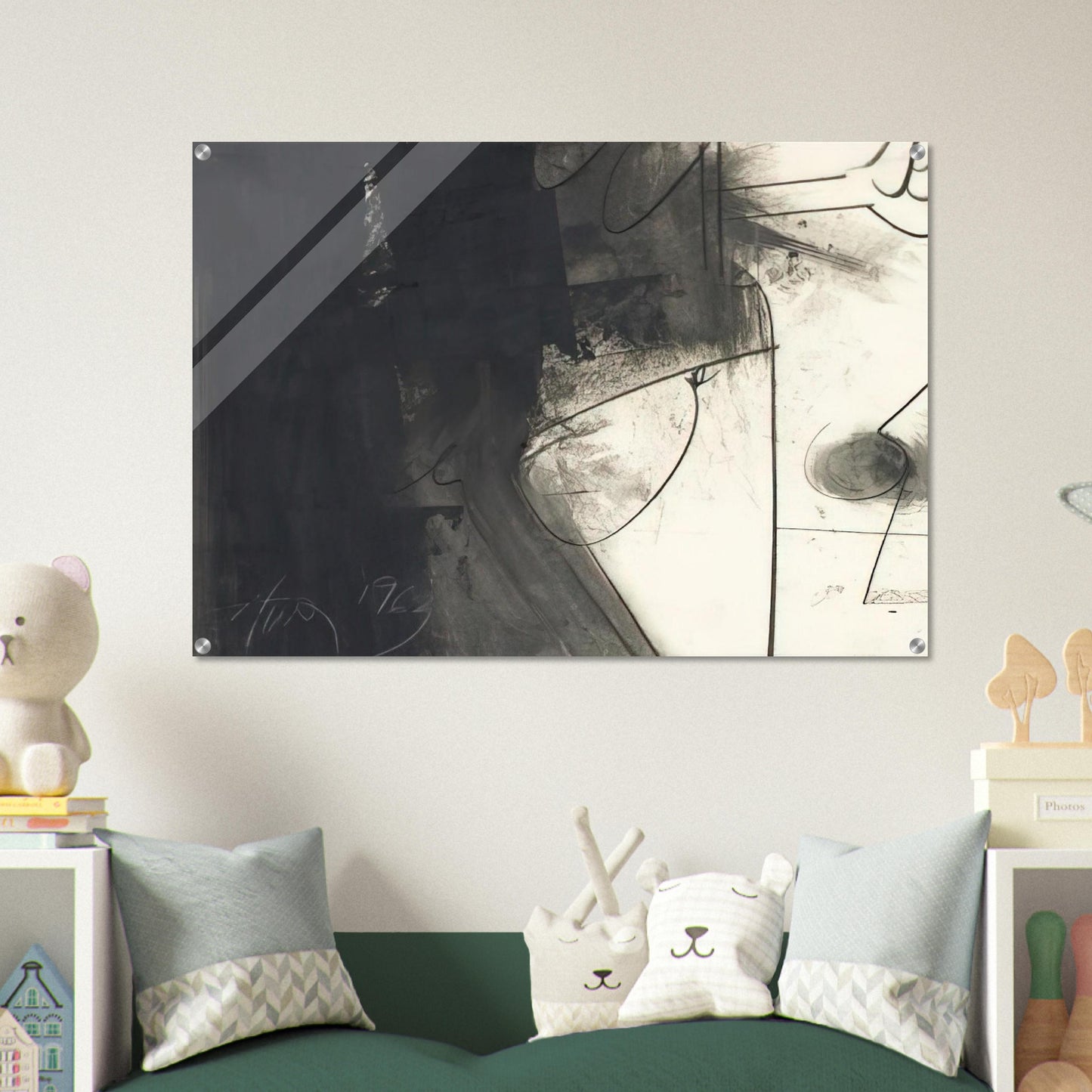 Untitled - 1963 - Hassel Smith Acrylic Print - 70x100 cm / 28x40″ inches