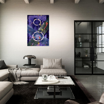 Decent - Sam Francis Brushed Aluminum Print - 70x100 cm / 28x40 inches | Sam Francis Aluminum Print | Sam Francis Prints