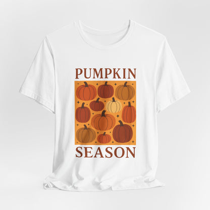 Camiseta de temporada de calabaza para mujer Boho Pumpkin