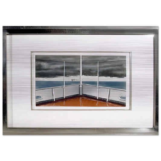 On the Great Lakes - 1953 - Clarence Holbrook Carter Brushed Aluminum Print - 70x100 cm / 28x40 inches | Clarence Holbrook Carter Aluminum Print | Clarence Holbrook Carter Prints