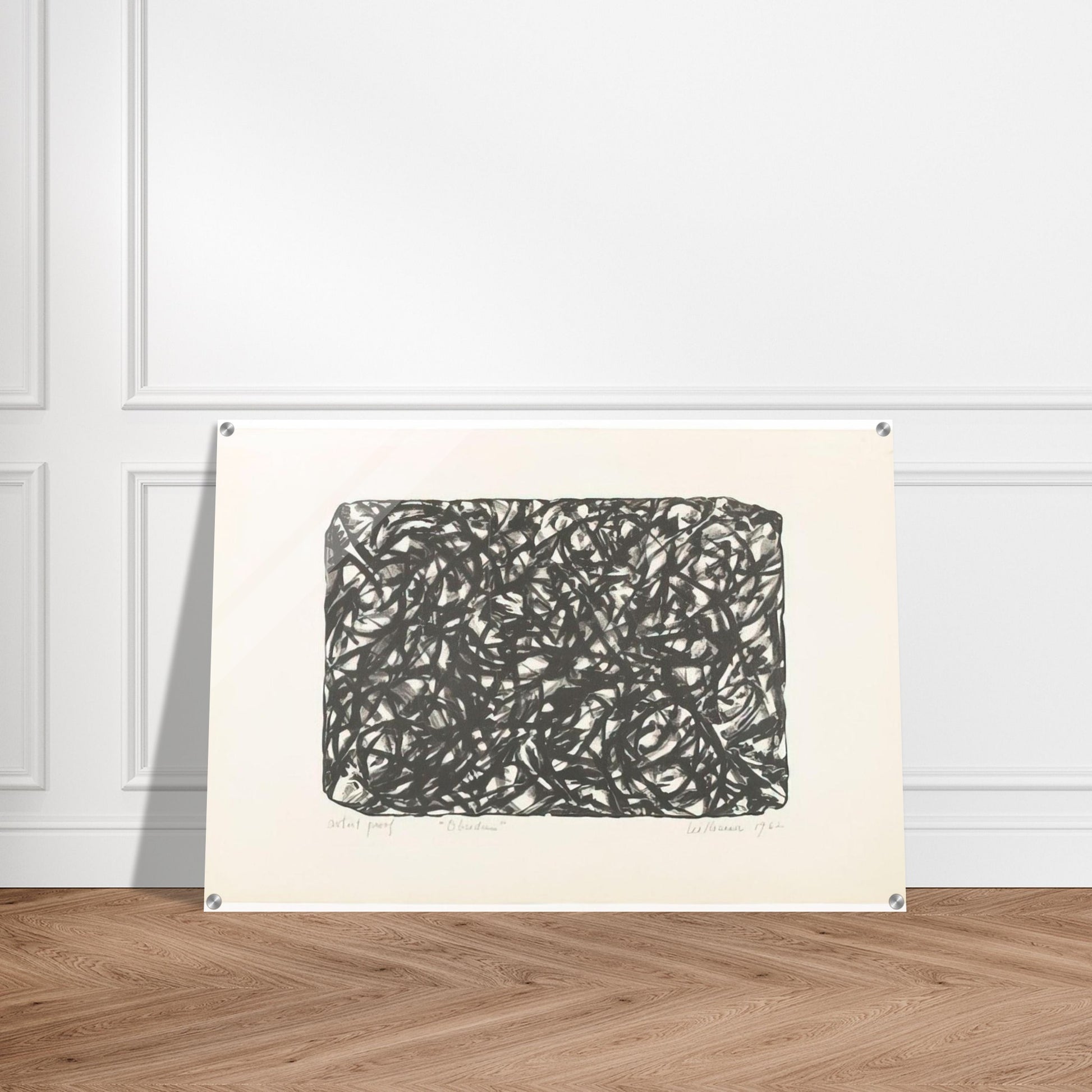 Obsidian - Lee Krasner Acrylic Print - 70x100 cm / 28x40″ inches | Lee Krasner Wall Art | Lee Krasner Prints