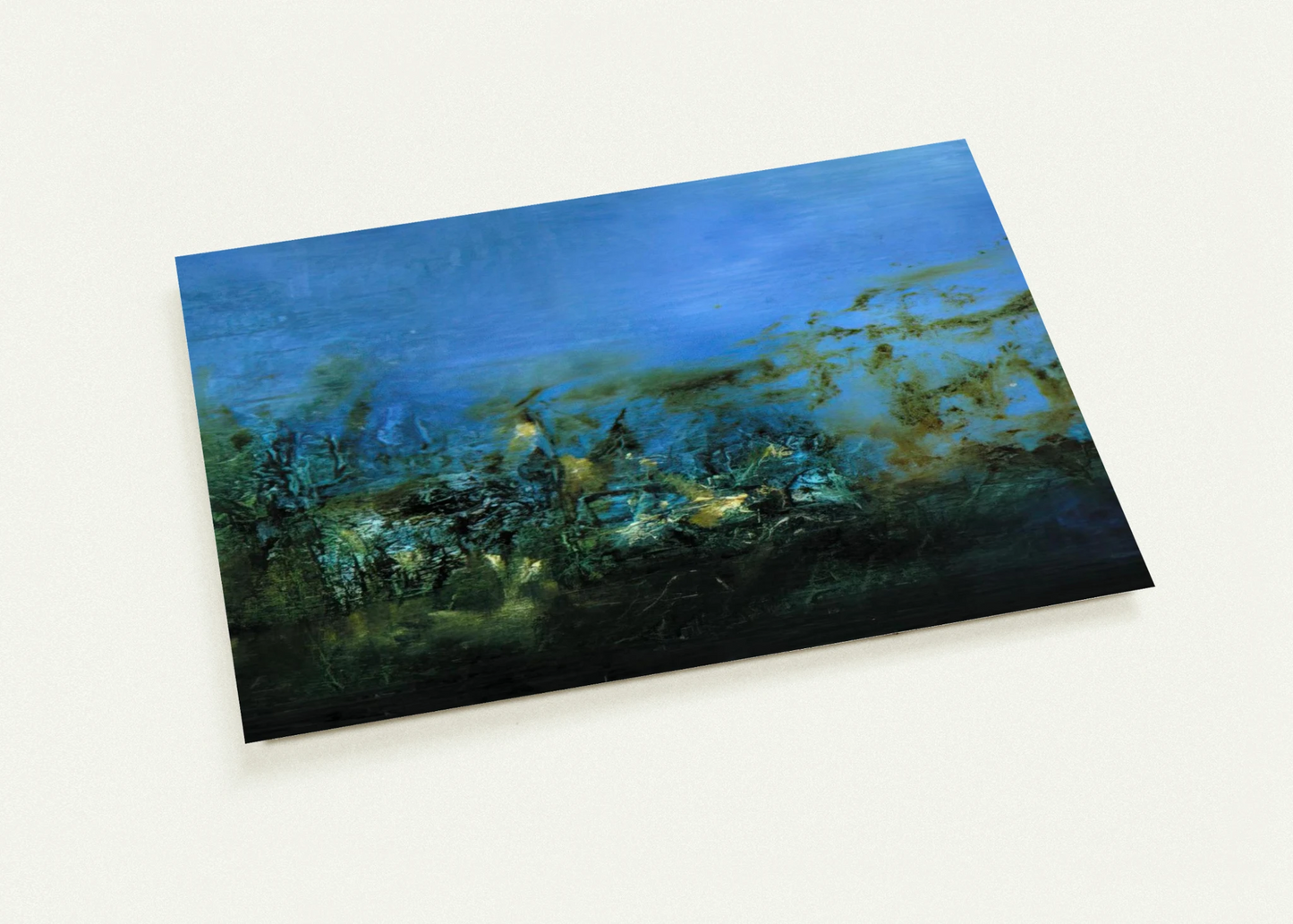 14 10 2002 2002 By Zao Wou-Ki Pack of 10 Post Cards | Zao Wou-Ki Post Cards | A6 (10.5 x 14.8 cm) - 4.1 x 5.8 inches