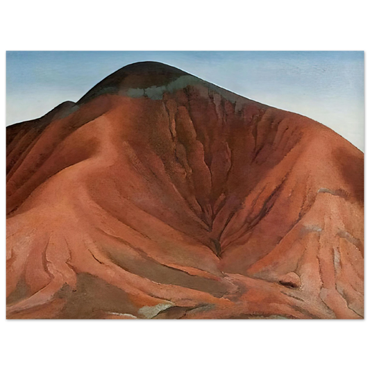 Georgia O'Keeffe - Small Purple Hills Fine Art Poster