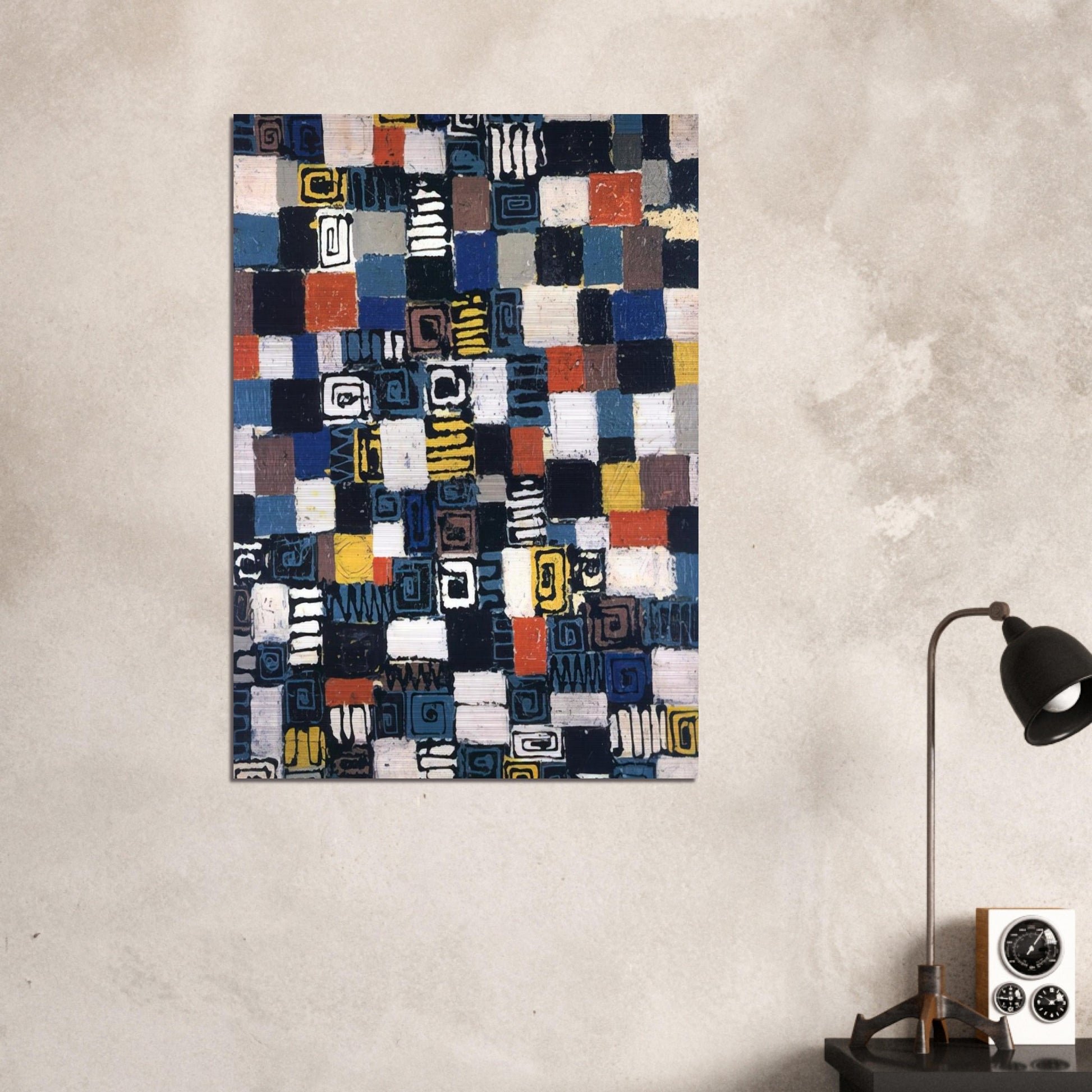 Untitled from Little Image series - Lee Krasner Brushed Aluminum Print - 70x100 cm / 28x40 inches | Lee Krasner Aluminum Print | Lee Krasner Prints