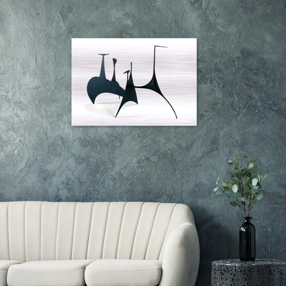 SPINY MAQUETTE 1939 - Alexander Calder Brushed Aluminum Print - 70x100 cm / 28x40 inches | Alexander Calder Aluminum Print | Alexander Calder Prints