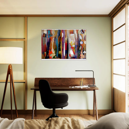 Tapestry - Sam Gilliam Brushed Aluminum Print - 70x100 cm / 28x40 inches | Sam Gilliam Aluminum Print | Sam Gilliam Prints
