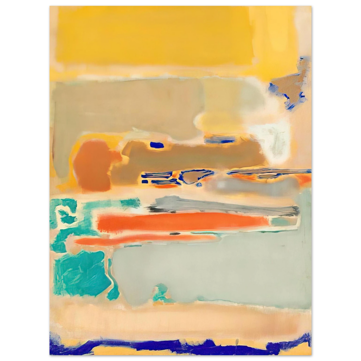 Mark Rothko - Multiform - 1948 Wall Art - 21x29.7 cm / 8x12" - Fine Art Poster-canvas - -