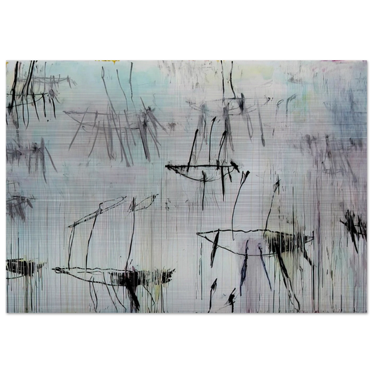 Lepanto, Part V - Cy Twombly Brushed Aluminum Print - 70x100 cm / 28x40 inches | Cy Twombly Aluminum Print | Cy Twombly Prints