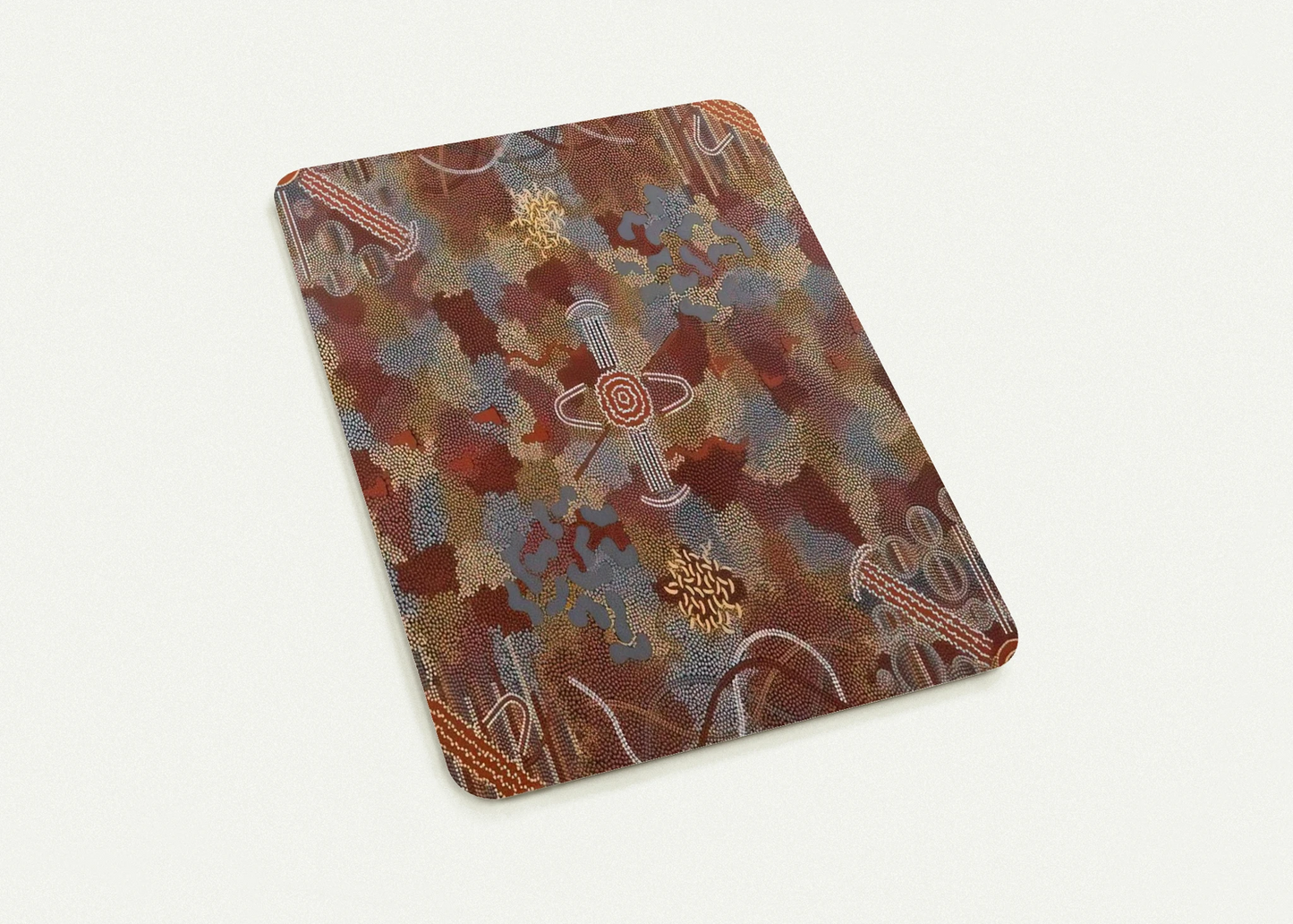 Frog Dreaming - 1989 By Clifford Possum Tjapaltjarri Pack of 10 Post Cards | Clifford Possum Tjapaltjarri Post Cards | A6 (10.5 x 14.8 cm) - 4.1 x 5.8 inches
