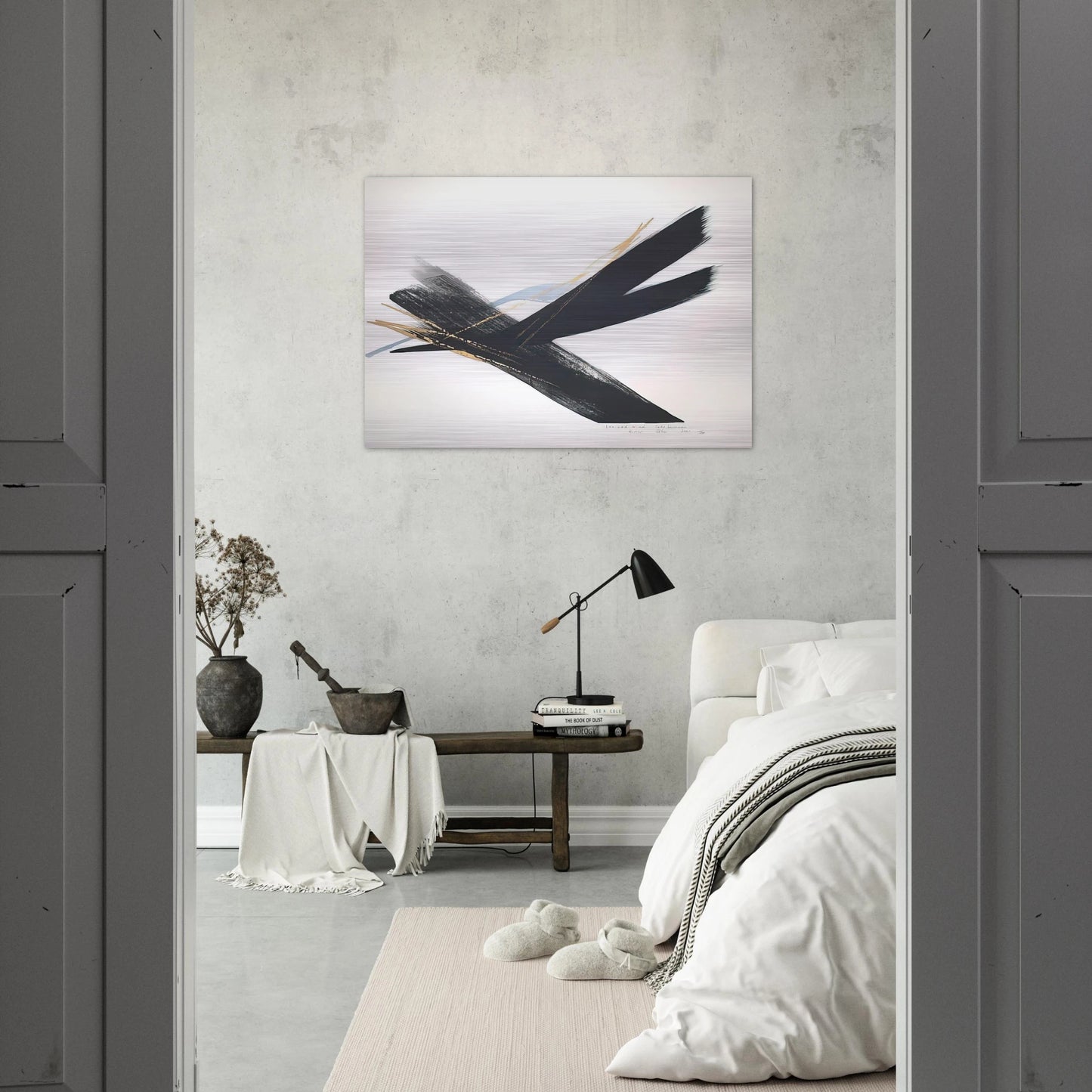 Arrived Wind - 2001 - Toko Shinoda Brushed Aluminum Print - 70x100 cm / 28x40 inches | Toko Shinoda Aluminum Print | Toko Shinoda Prints