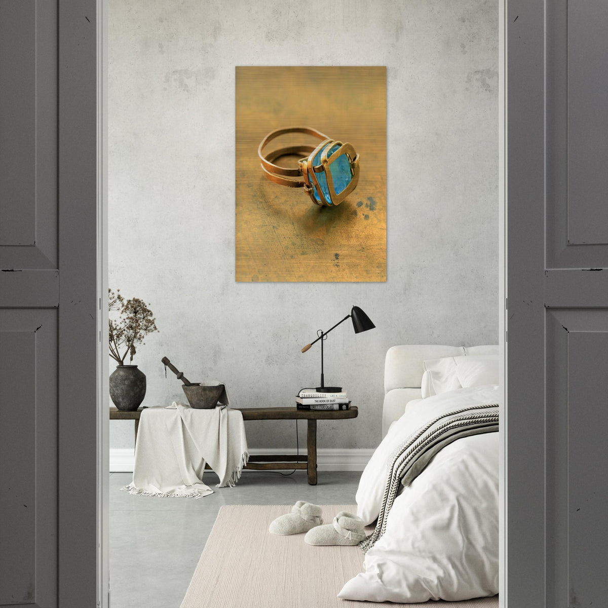 RING 1938 - Alexander Calder Brushed Aluminum Print - 70x100 cm / 28x40 inches | Alexander Calder Aluminum Print | Alexander Calder Prints